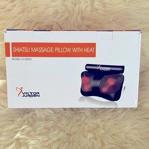 NWT Shiatsu Massage Pillow Travel/Home